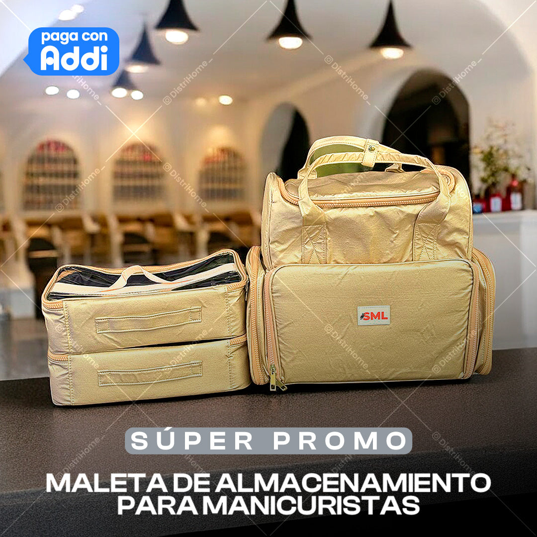 MALETA DE ALMACENAMIENTO PARA MANICURISTAS