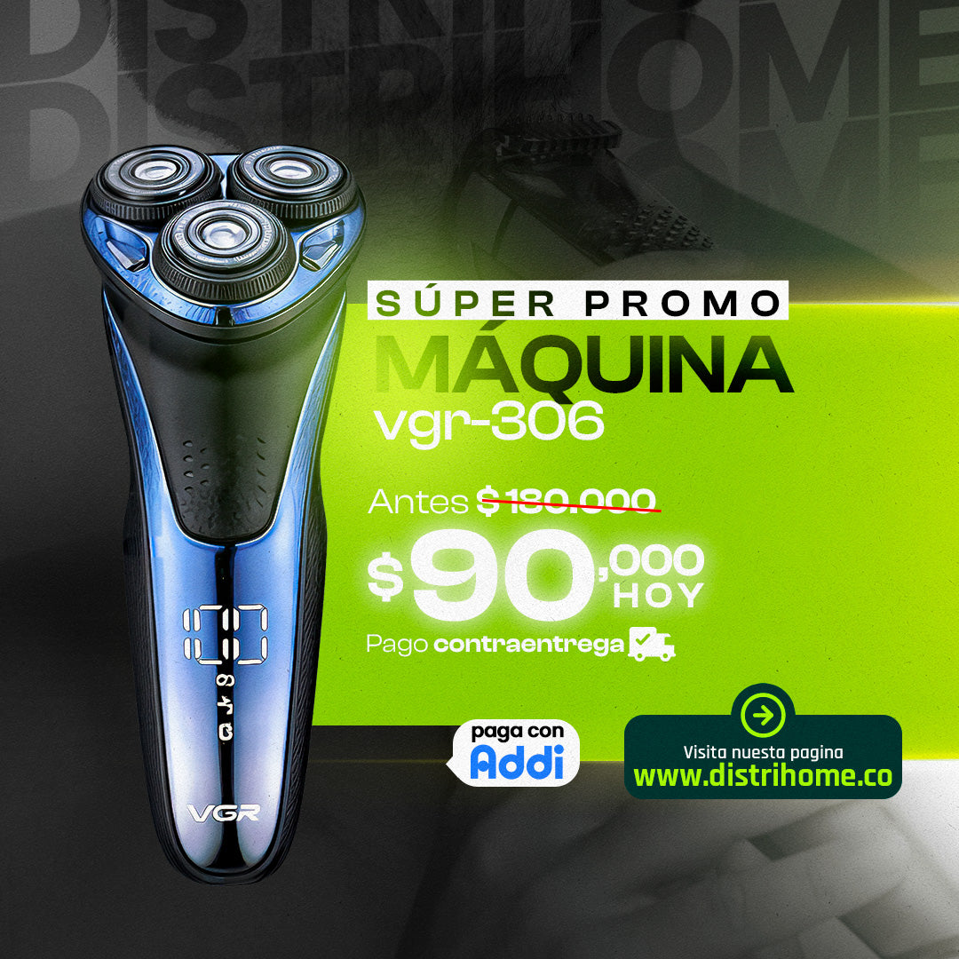 Maquina de Afeitar VGR 306 Hombre