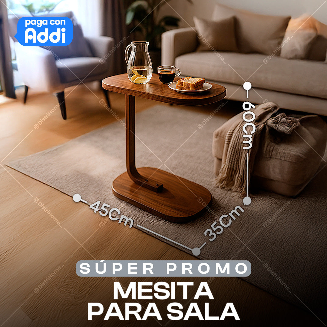 MESITA DE SALA EN FORMA DE C