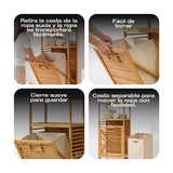 REPISA ORGANIZADOR DE BAÑO EN MADERA