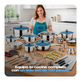 SET DE COCINA DE 100 PCS