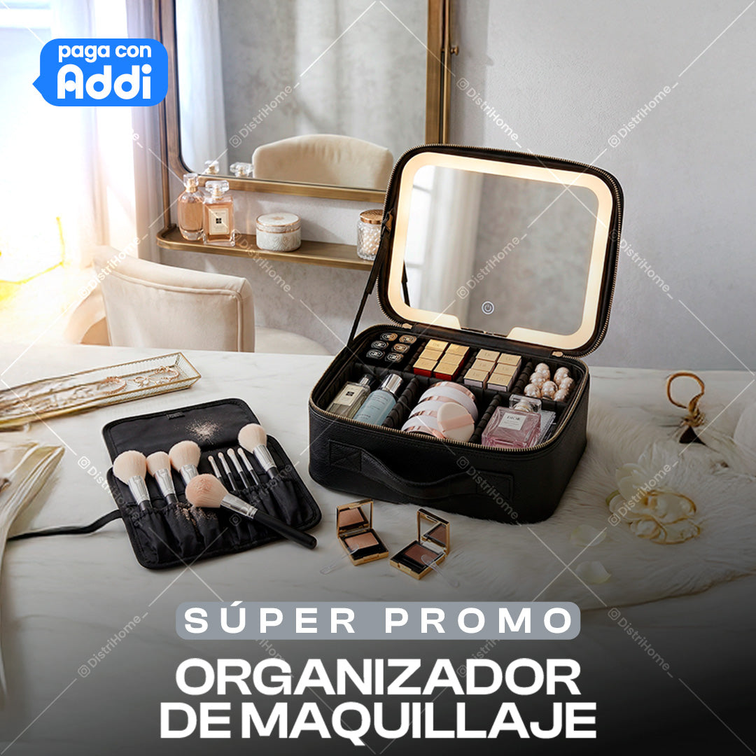 ORGANIZADOR DE MAQUILLAJE CON LUZ