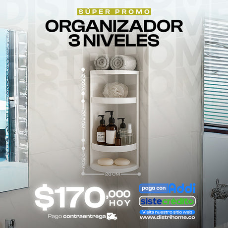 ORGANIZADOR DE 3 NIVELES (T)