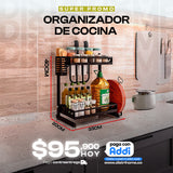 ORGANIZADOR METALICO DE COCINA HOGAR