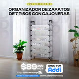 ORGANIZADOR DE ZAPATOS 7 NIVELES