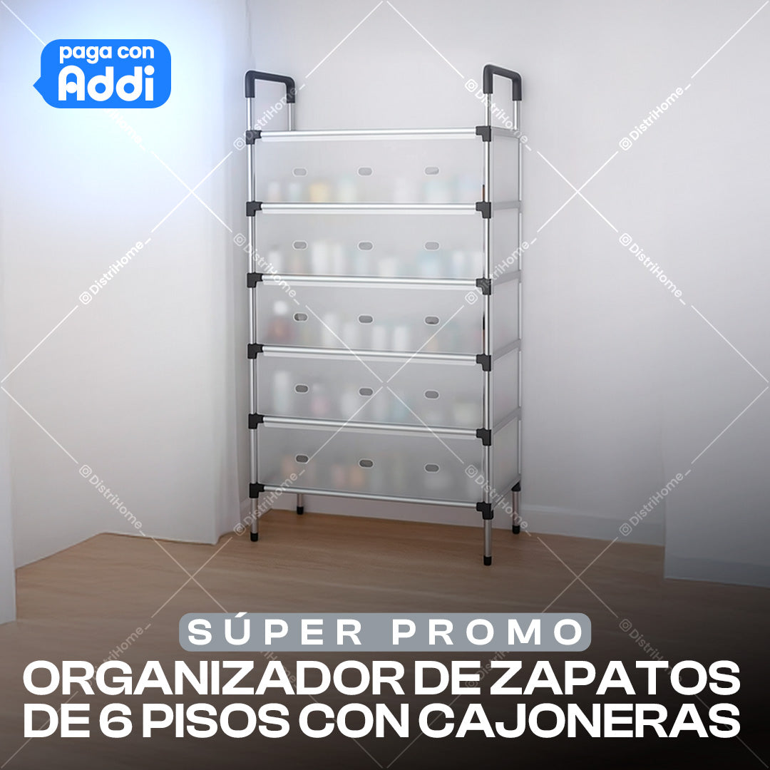 ORGANIZADOR DE ZAPATOS CON CAJONES