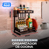 ORGANIZADOR METALICO DE COCINA HOGAR