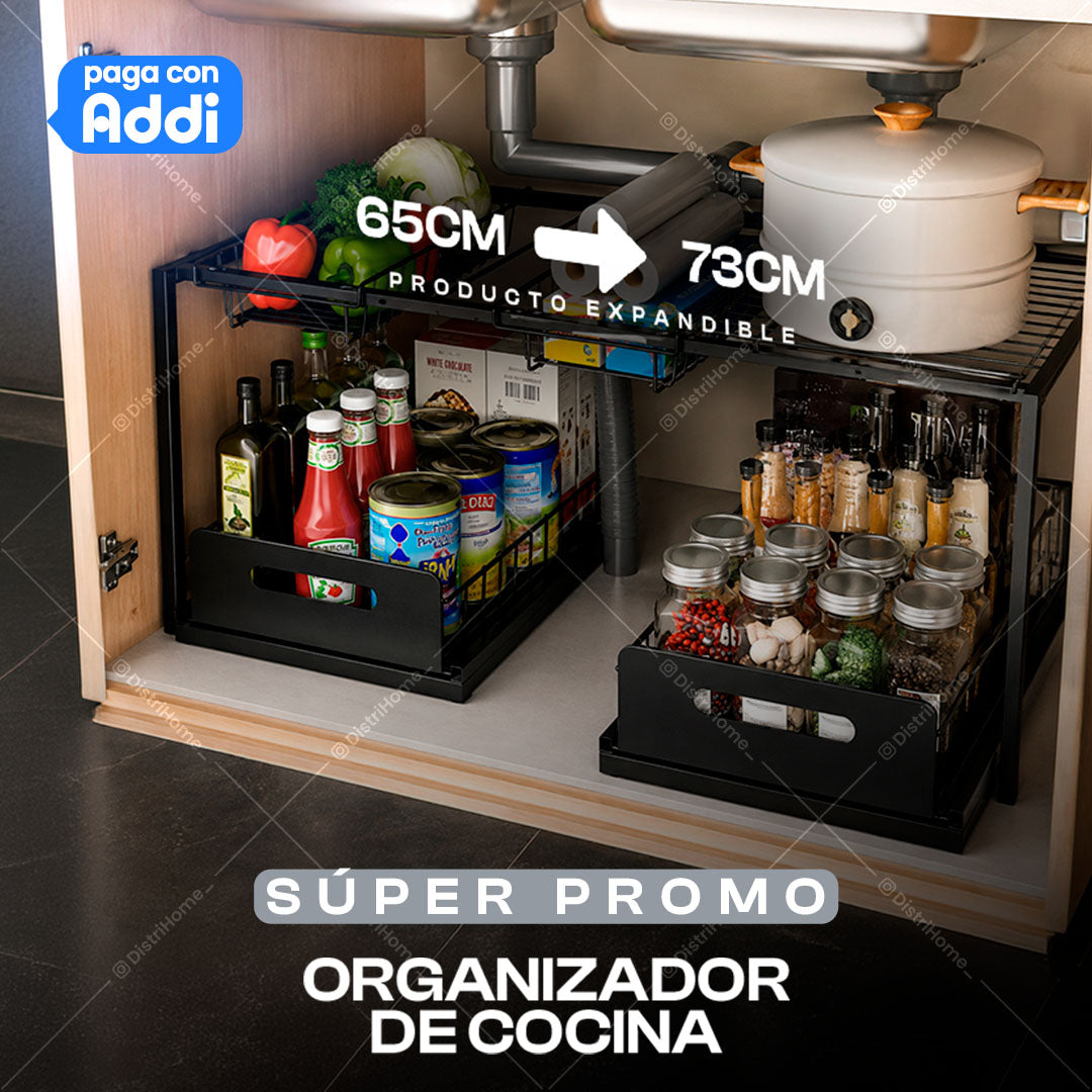 ORGANIZADOR DE COCINA EXPANSIBLE