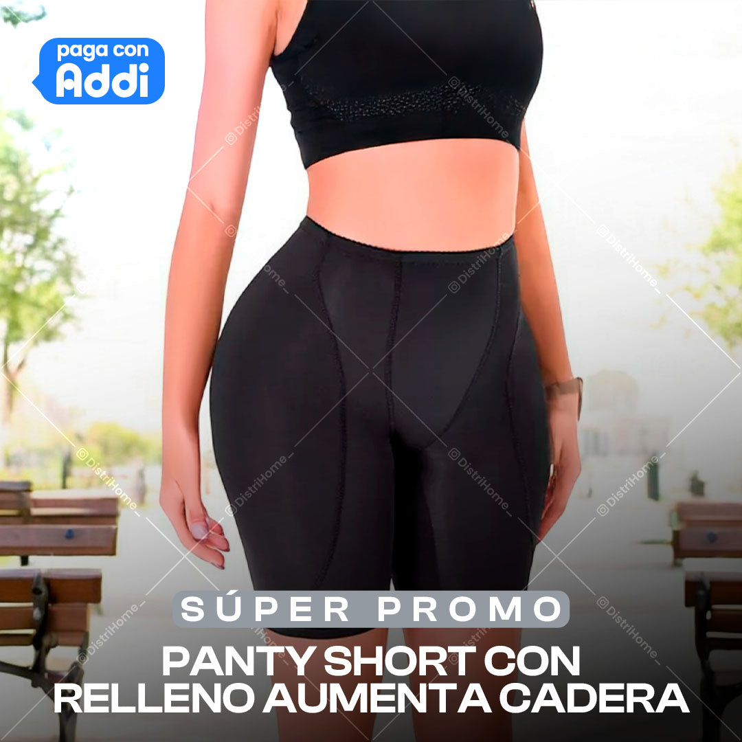 PANTY SHORT CON RELLENO AUMENTA CADERA🔥