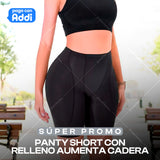 PANTY SHORT CON RELLENO AUMENTA CADERA🔥