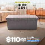 PUFF 2 EN 1 EN LINO