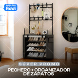 ORGANIZADOR 2 EN 1 PECHERO + ZAPATERO CON FORRO