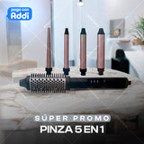 PINZA CEPILLO RIZADORA 5 EN 1