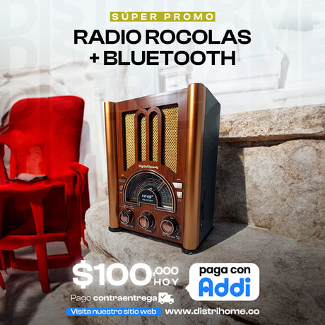 RADIO ROCOLA #1 CON BLUETOOTH