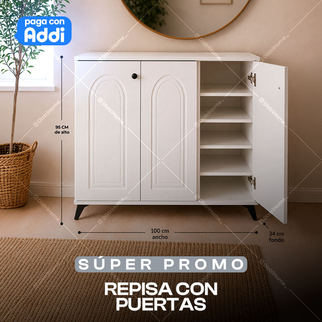 MUEBLE REPISA CON PUERTAS