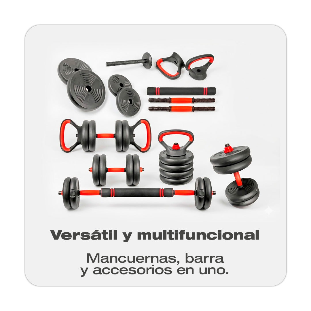 JUEGO DE MANCUERNAS 4 EN 1