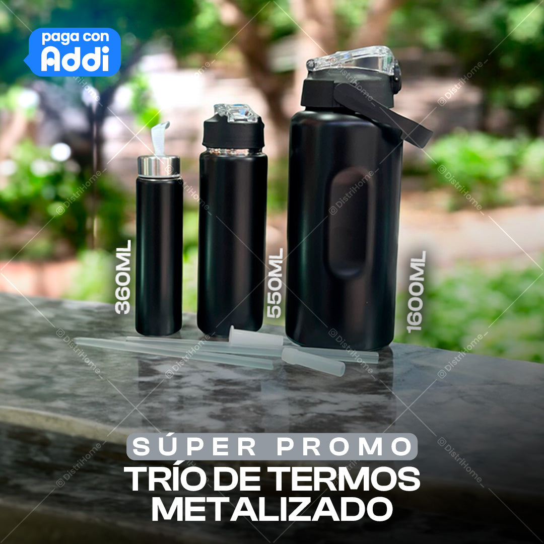TRIO DE TERMO METALIZADO