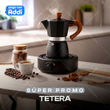 Prensa italiana café eléctrica