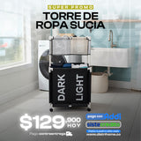 CESTA DE ROPA SUCIA DE 2 PISOS