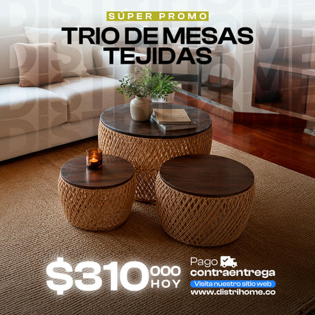 MESA X3 TEJIDA #1
