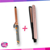 Combo Rizadora Pinza + Plancha Keratina