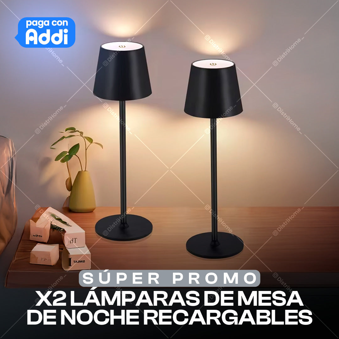 LAMPARA DE MESA RECARGABLE