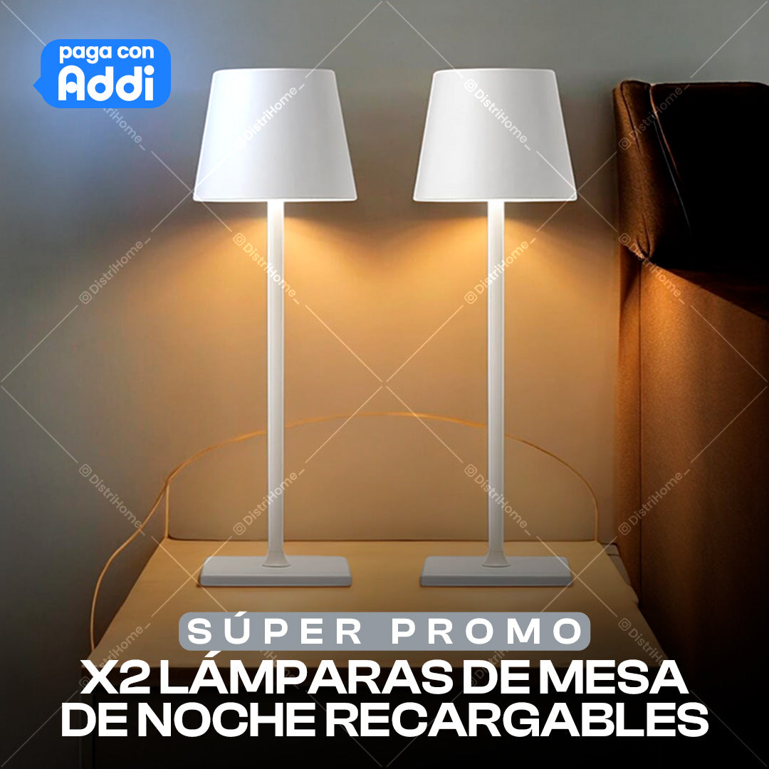 LAMPARA DE MESA RECARGABLE