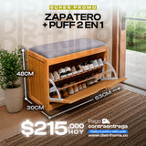 PUFF ZAPATERO 2 EN 1