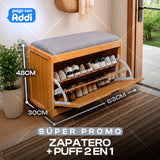 PUFF ZAPATERO 2 EN 1