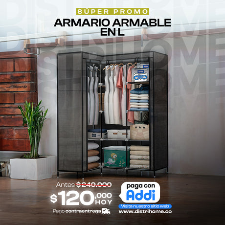 ARMARIO ESQUINERO O EN L HOGAR