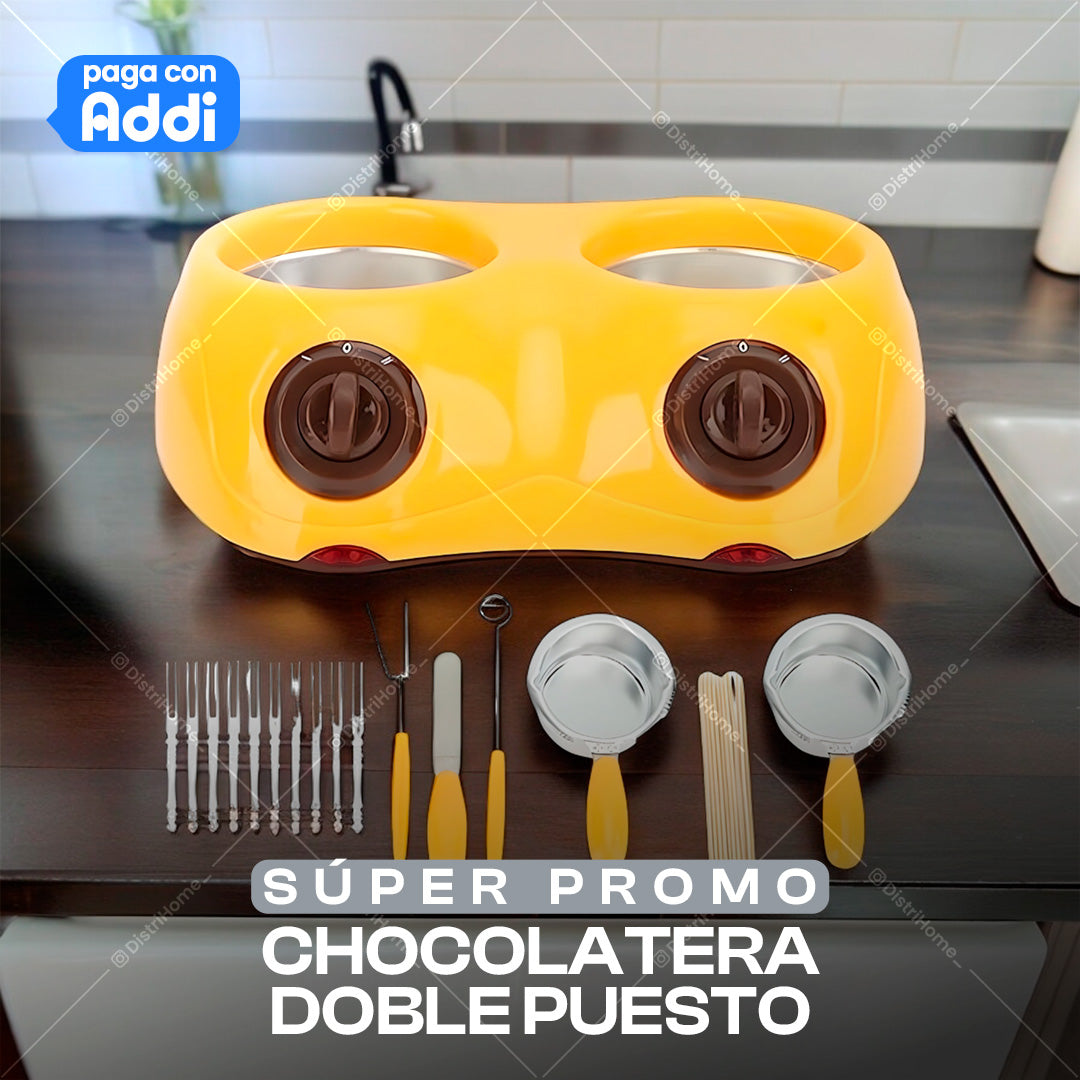 CHOCOLATERA DOBLE