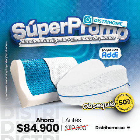 COMBO DORMIR GEL AZUL
