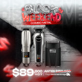 COMBO PELUQUERIA X3 METALIZADO