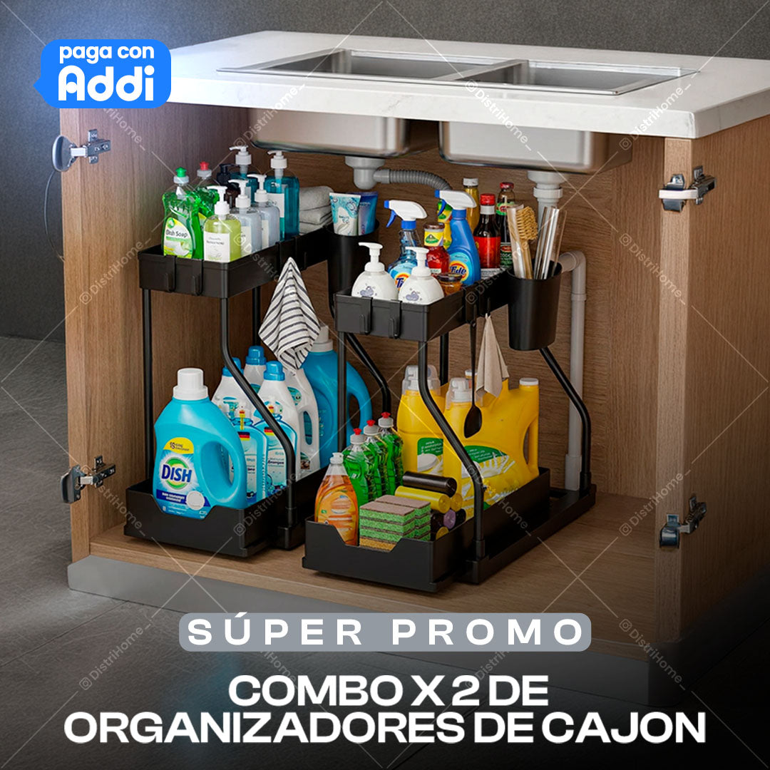 COMBO X2 DE ORGANIZADORES DE CAJON