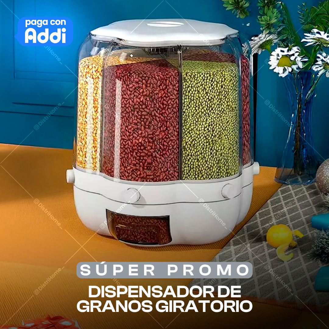 GRANDE DISPENSADOR DE GRANO GIRATORIO