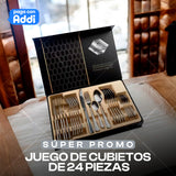 JUEGO DE CUBIERTOS X24