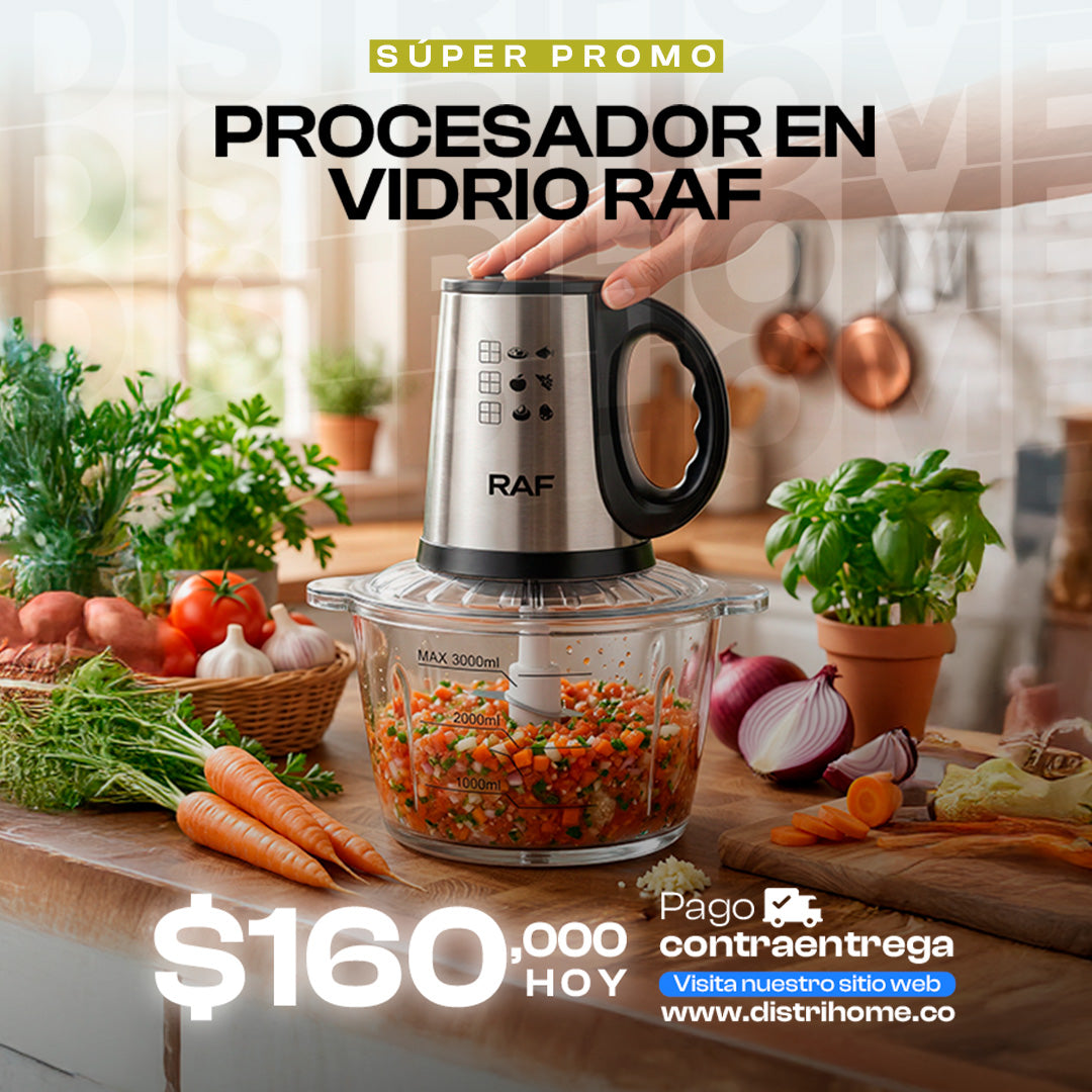 PROCESADORA RAF VIDRIO 3L