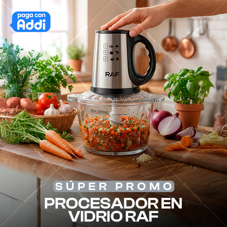 PROCESADORA RAF VIDRIO 3L