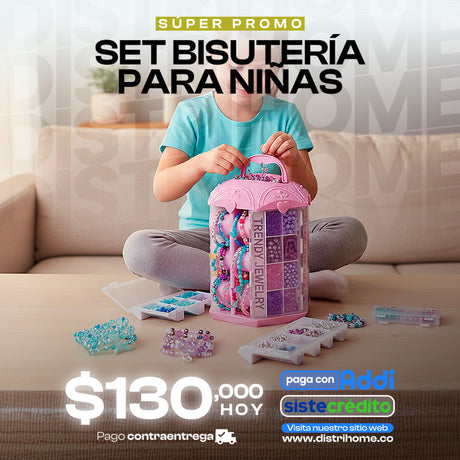 SET DE BISUTERIA PARA NIÑAS